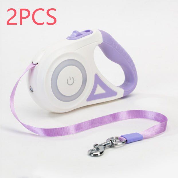 Reflective LED Dog Leash  Night Safety