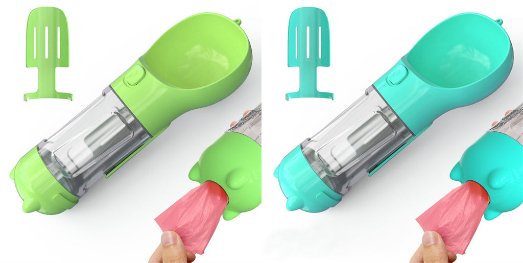 3‑in‑1 Portable Dog Water Bottle & Feeder 