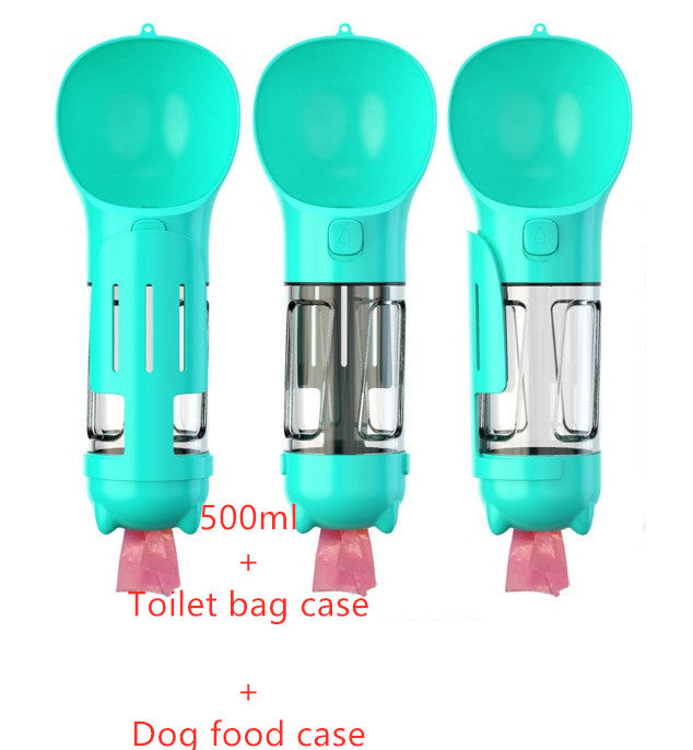 3‑in‑1 Portable Dog Water Bottle & Feeder 