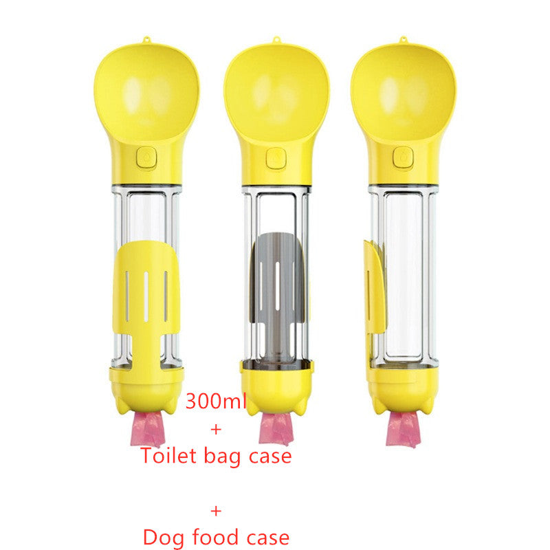 3‑in‑1 Portable Dog Water Bottle & Feeder 