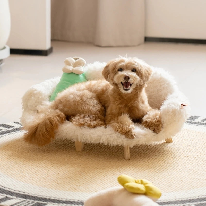 Plush Pet Nap Bed for Dogs & Cats – Ultra-Soft & Cozy