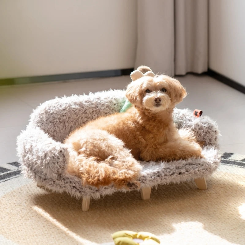 Plush Pet Nap Bed for Dogs & Cats – Ultra-Soft & Cozy