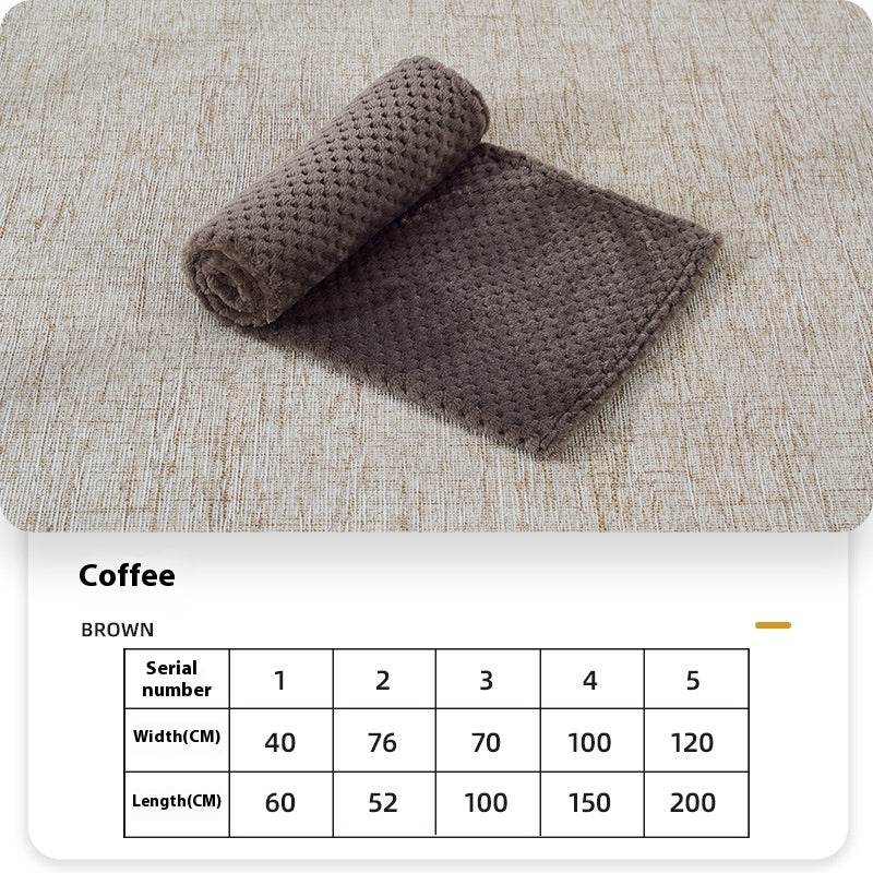 Cozy Coral Fleece Dog Blanket  Soft Warm & Washable