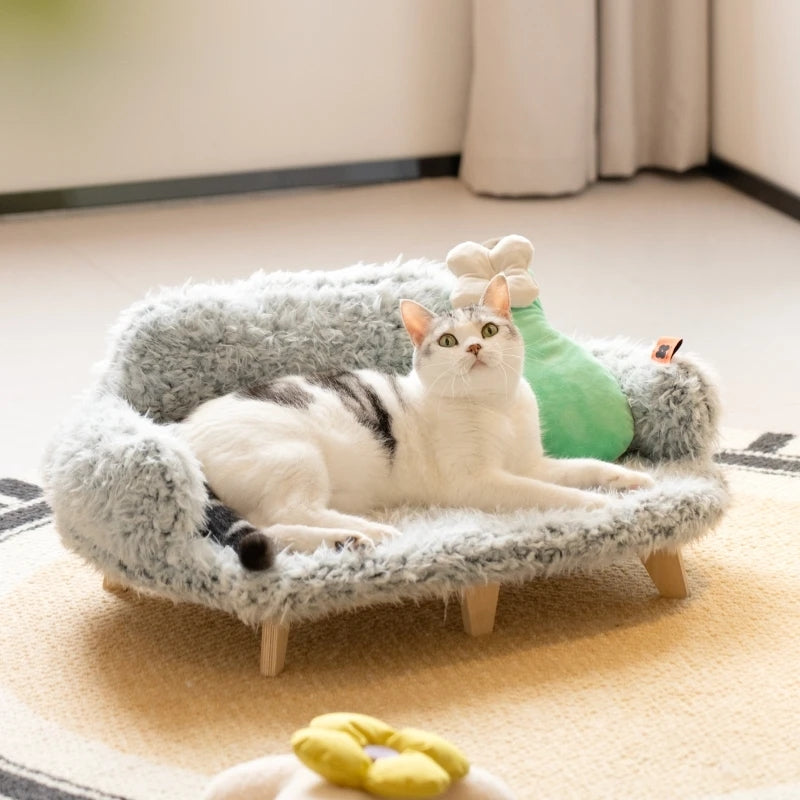 Plush Pet Nap Bed for Dogs & Cats – Ultra-Soft & Cozy