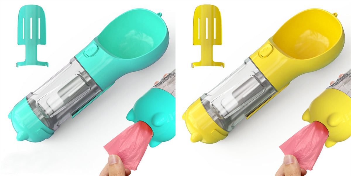 3‑in‑1 Portable Dog Water Bottle & Feeder 