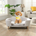 Foam-Cushioned Elevated Pet Couch