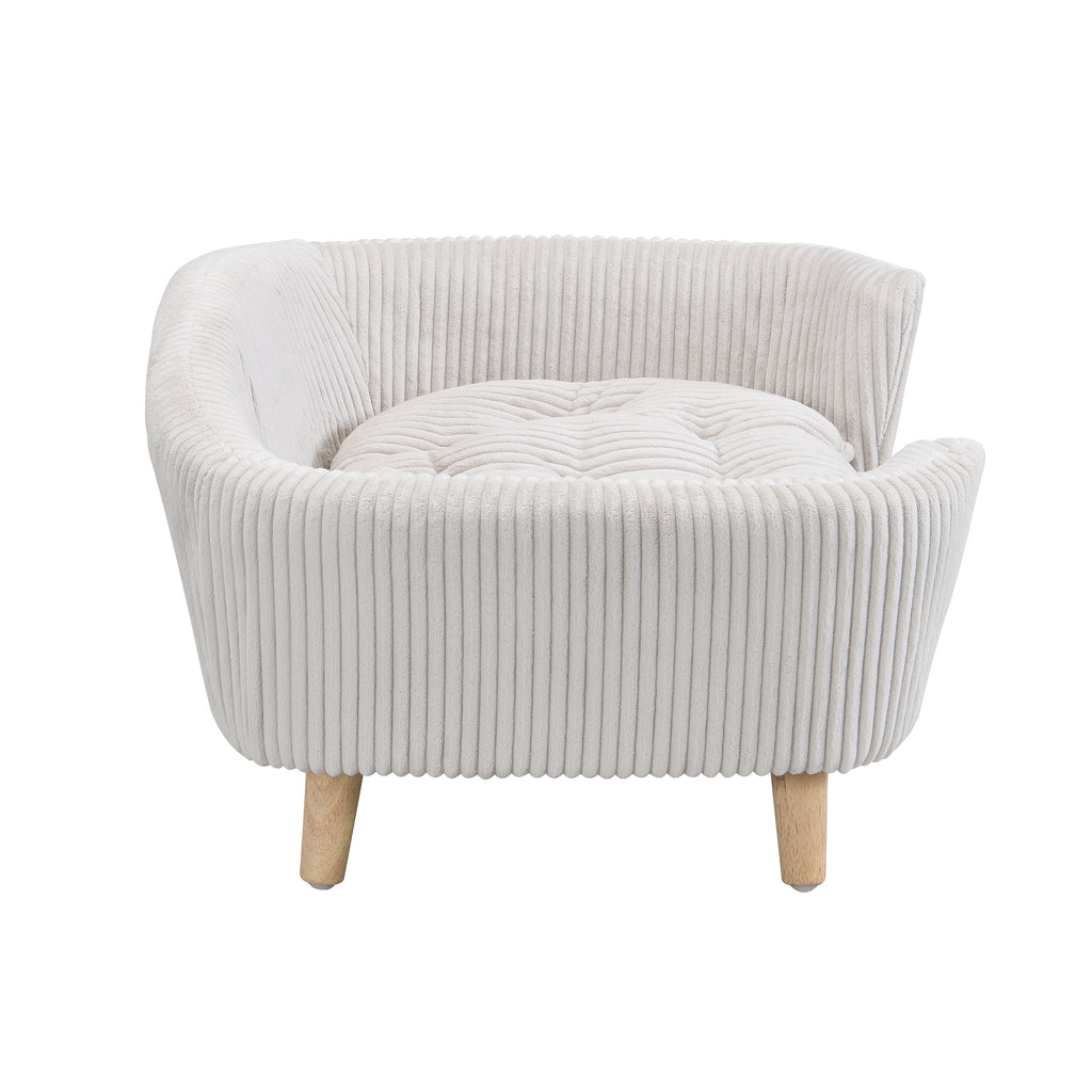 Foam-Cushioned Elevated Pet Couch
