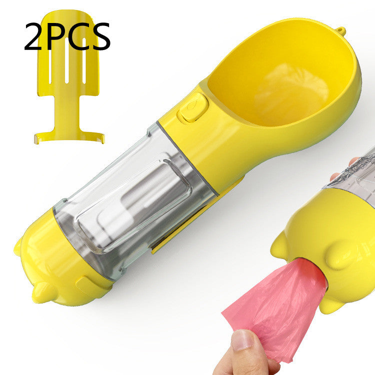 3‑in‑1 Portable Dog Water Bottle & Feeder 