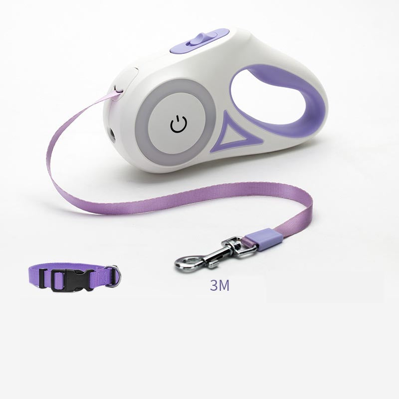 Reflective LED Dog Leash  Night Safety