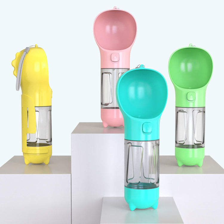 3‑in‑1 Portable Dog Water Bottle & Feeder 