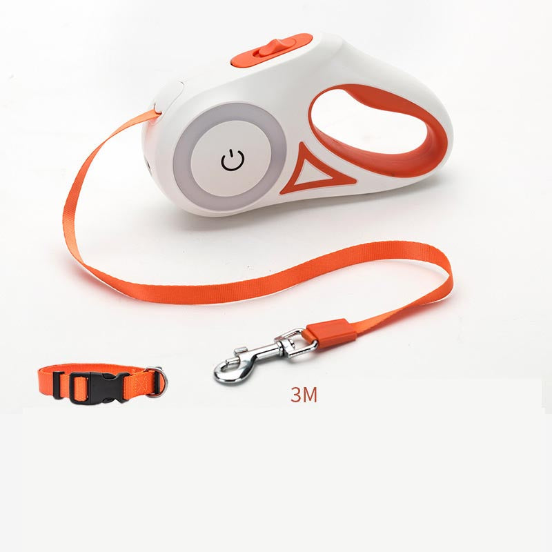 Reflective LED Dog Leash  Night Safety