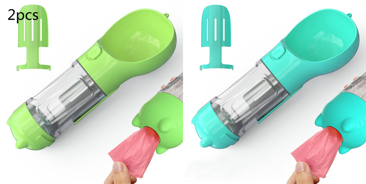3‑in‑1 Portable Dog Water Bottle & Feeder 
