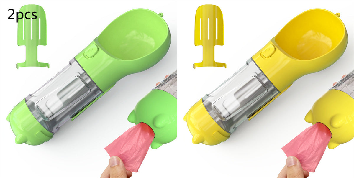 3‑in‑1 Portable Dog Water Bottle & Feeder 