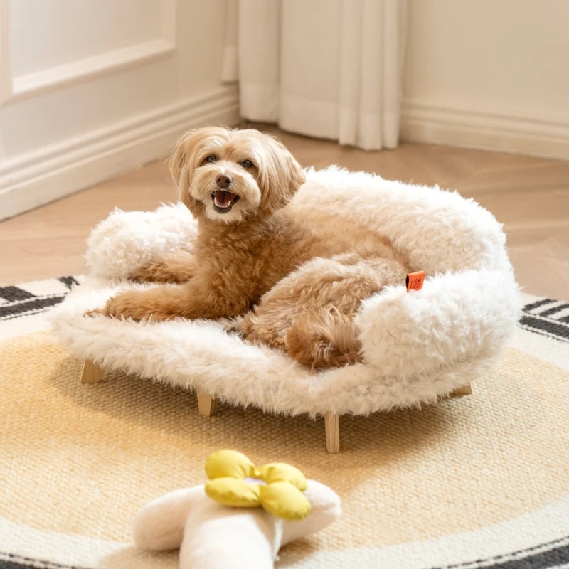Plush Pet Nap Bed for Dogs & Cats – Ultra-Soft & Cozy