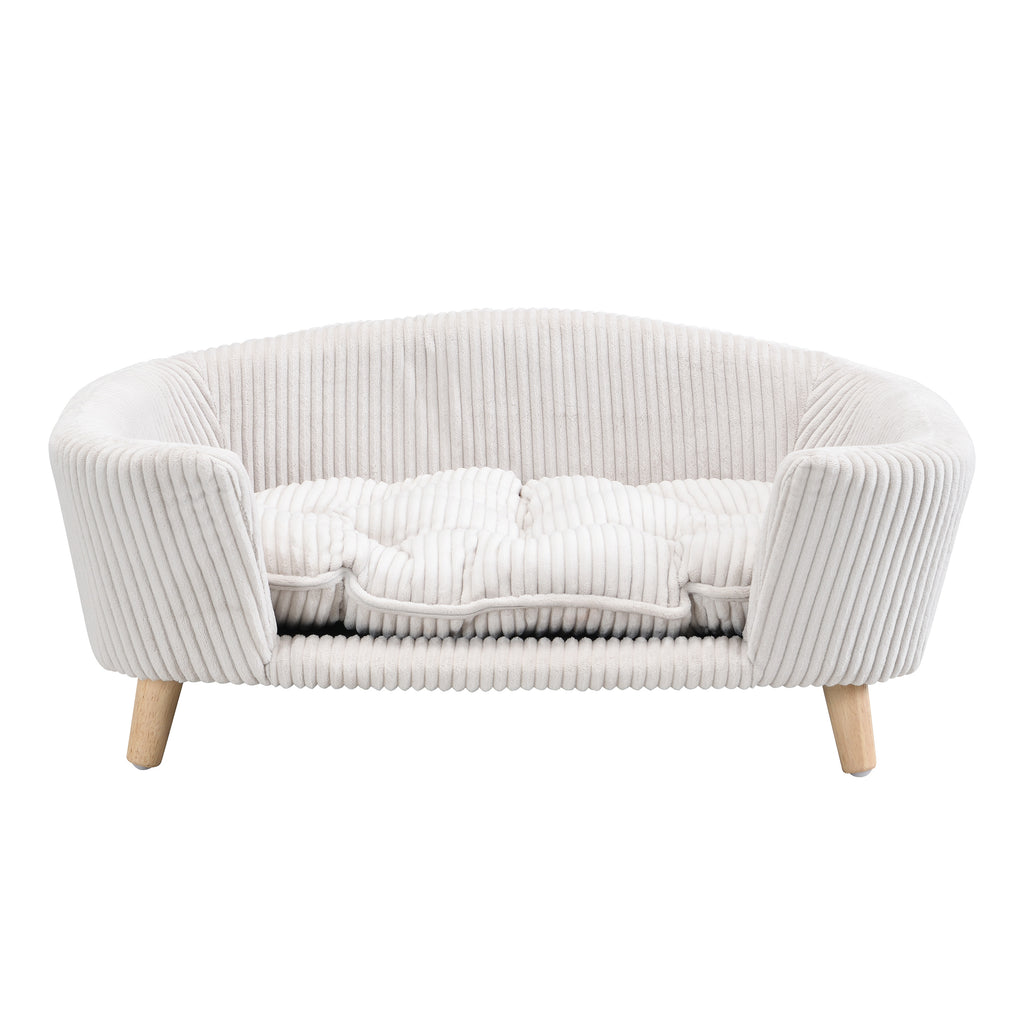 Foam-Cushioned Elevated Pet Couch