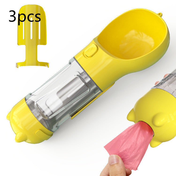 3‑in‑1 Portable Dog Water Bottle & Feeder 