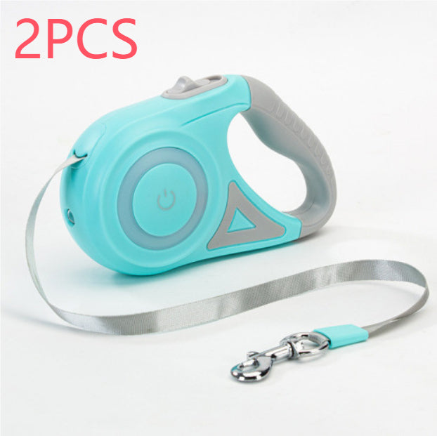 Reflective LED Dog Leash  Night Safety
